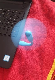 Вентилятор мини портативный гибкий от USB для павербанка и ноутбука Mini Fan Салатовый фото от покупателей 8