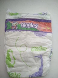 Детские подгузники 96 шт Giggles Premium Junior размер 5 (11-25 кг) Детские одноразовые подгузники с индикатором влаги и защитой от протечек Памперсы для детей