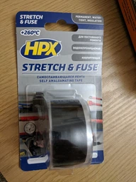 Силиконовая вулканизирующая HPX Stretch&Fuse для ремонта труб и электроизоляции 25 мм х 3 м Красная (SO2503) фото от покупателей 16