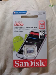 Карта памяти SANDISK Ultra microSDXC UHS-I 64GB Class 10 (SDSQUNS-064G-GN3MN) фото от покупателей 14