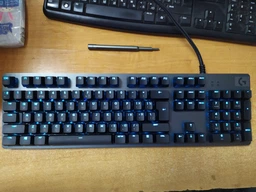 Клавіатура дротова Logitech G512 RGB Mechanical Gaming GX Blue Switch USB Carbon (920-008945) фото від покупців 3