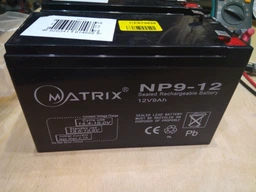 Свинцево-кислотна акумуляторна батарея Matrix 12V 9AH фото від покупців 3