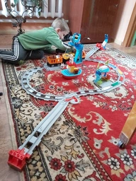 Конструктор LEGO DUPLO Грузовой поезд 105 деталей (10875) фото от покупателей 10