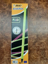Набір чорних олівців 2 шт BIC Evolution Fluo HB з гумкою фото від покупців 1
