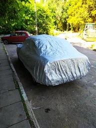 Тент автомобільний Vitol CC11106 M сірий, 432х165х119 см (F 170T/CC11106 M) фото від покупців 6