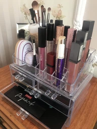 Настільний органайзер Cosmetic Storage Box для косметики та аксесуарів фото від покупців 3