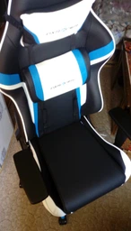Кресло для геймеров DXRacer Racing OH/RW288/NBW (черное/голубые и белые вставки) (62109) фото от покупателей 4