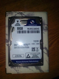 Накопитель HDD 2.5" SATA 80GB Mediamax 5400rpm 8MB (WL80GLSA854G)