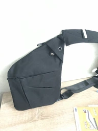 Мужская водонепроницаемая сумка Cross Body Black фото от покупателей 3