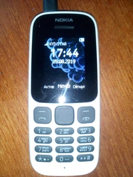 Мобільний телефон NOKIA 105 BLACK фото від покупців 3