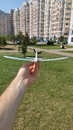 Самолет электромоторный Blitz Голубой фото от покупателей 2