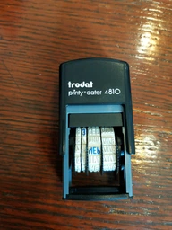 Минидатер Trodat 4810 3.8 мм Укр Черный корпус (4810 укр) фото от покупателей 1