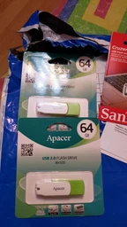 Флеш память USB Apacer AH335 32GB USB 2.0 Green-White (AP32GAH335G-1) фото от покупателей 18