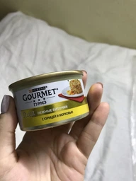 Влажный корм для кошек Gourmet Gold нежные биточки с курицей и морковью, 12 шт. по 85 г фото от покупателей 10