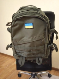 Тактический походный крепкий рюкзак 5.15.b с органайзером 40 литров олива фото от покупателей 4