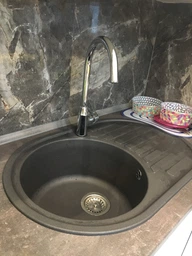 Кухонна мийка граніт FRANKE RONDA ROG 611 (114.0254.780) бежевий фото від покупців 5