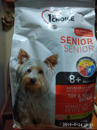 Отзывы о Сухой корм для пожилых собак декоративных и мелких пород 1st ...