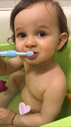 Зубная щетка Chicco First Milk Teeth для первых зубов 6-36 месяцев Голубая (12081.11) фото от покупателей 8