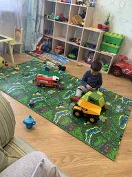 Дитячий розвиваючий ігровий килимок OSPORT Автодорога Пригод Велика (FI-0072) фото від покупців 1