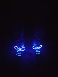 Светящиеся LED шнурки UFT Disco синие (svetshnurblue) фото от покупателей 10