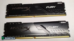 Оперативная память HyperX DDR4-3200 16384MB PC4-25600 (Kit of 2x8192) Fury Black (HX432C16FB3K2/16) фото от покупателей 1