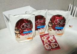 Сухий корм Purina One Mini/Small Junior для цуценят дрібних порід з куркою і рисом 800г.(7613035027022) фото від покупців 18