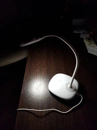 Світильник світлодіодний настільний акумуляторний Luxel 6w (білий) +usb, нічник (TL-04W) фото від покупців 9