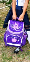 Рюкзак каркасный школьный Kite Education для девочек 34 x 26 x 13 см 11 л Волшебный замок (K18-500S-3)
