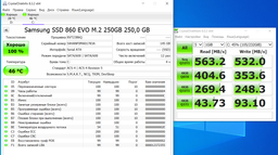 SSD диск Samsung 860 Evo-Series 250GB M.2 SATA III V-NAND MLC (MZ-N6E250BW) фото от покупателей 18