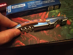 Чем штопор барный Corkscrew 2х ступенчатый штопор сомелье 12.5см фото от покупателей 1