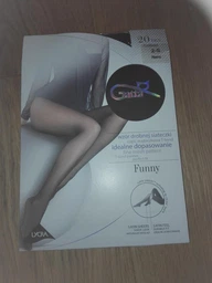 Колготы 20 Den женские Gatta Funny 4 р Черные (5900042047788)