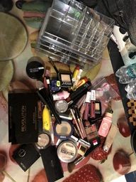 Органайзер для косметики (Акриловий) Cosmetic Storage Box Прозорий (ICL44) фото від покупців 2