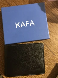 Кошелек-зажим для денег мужской кожаный Kafa 282-1 черный фото от покупателей 1