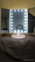 Зеркало для макияжа с LED подсветкой Superstar Magnifying Mirror фото от покупателей 17