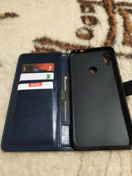 Чохол Idewei для Xiaomi Redmi Note 7 / Note 7 Pro книжка шкіра PU червоний фото від покупців 10
