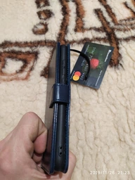 Чохол Idewei для Xiaomi Redmi Note 7 / Note 7 Pro книжка шкіра PU червоний фото від покупців 13