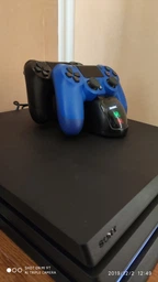 Двойная зарядная станция DOBE для геймпадов PlayStation (PS4 / PS4 Slim / PS4 Pro) Dualshock 4 с LED индикатором Черная фото от покупателей 2