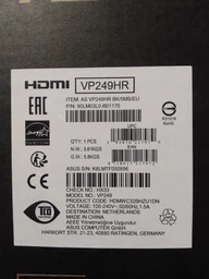 Монитор 23.8" Asus VP249H (90LM03L0-B01A70) фото от покупателей 4