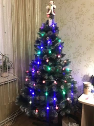 Искусственная ель Европейская с шишками Noel 1,0м фото от покупателей 3