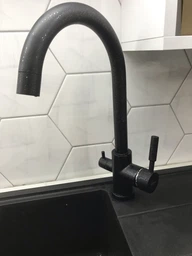 Cмеситель для кухни с краном для фильтрованной воды GLOBUS LUX GLLR-0333-6-MARONE коричневый латунь 000019234 фото от покупателей 19