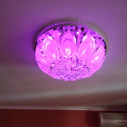 Люстра потолочная торт с подсветкой большая smart BCL-652S/5 E14+LED RGB (разноцветный) Brille 22-770 фото от покупателей 5