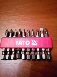 Набор Бит SL, PH, PZ - 50 мм 10 шт YATO (YT-0483) фото от покупателей 19