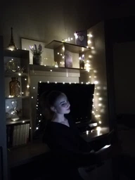 Светодиодная гирлянда нить LTL длина 2м 20led на батарейках золотая теплая Warm Gold фото от покупателей 15