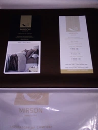 Комплект постельного белья MirSon Сатин Premium Белье Lactic 0001+0211 143х210 (2200000689290) фото от покупателей 6