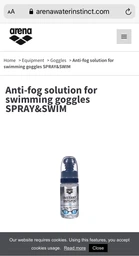 Спрей Arena ANTIFOG SPRAY&SWIM (000398-100)