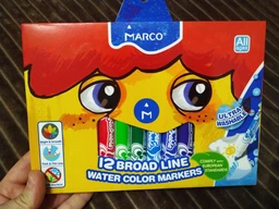 Фломастеры толстые на водной основе "Marco" "Super Washable Jumbo" 1632-36, 36 цветов фото от покупателей 13