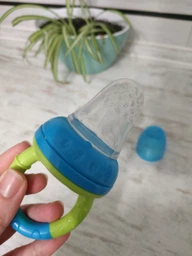 Ниблер с силиконовой сеткой для кормления Canpol Babies (56/010_blu2) фото от покупателей 7