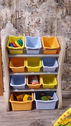 Органайзер с разноцветными ящиками Step 2 Fun Time Room Organizer Синий/Оранжевый (733538728992) фото от покупателей 1