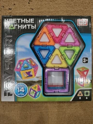 Конструктор магнитный Play Smart 14 деталей 2425