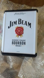 Віскі Jim Beam White 4 роки витримки 0.7 л 40% + 2 келихи в залізній коробці (5060045588715) фото від покупців 2